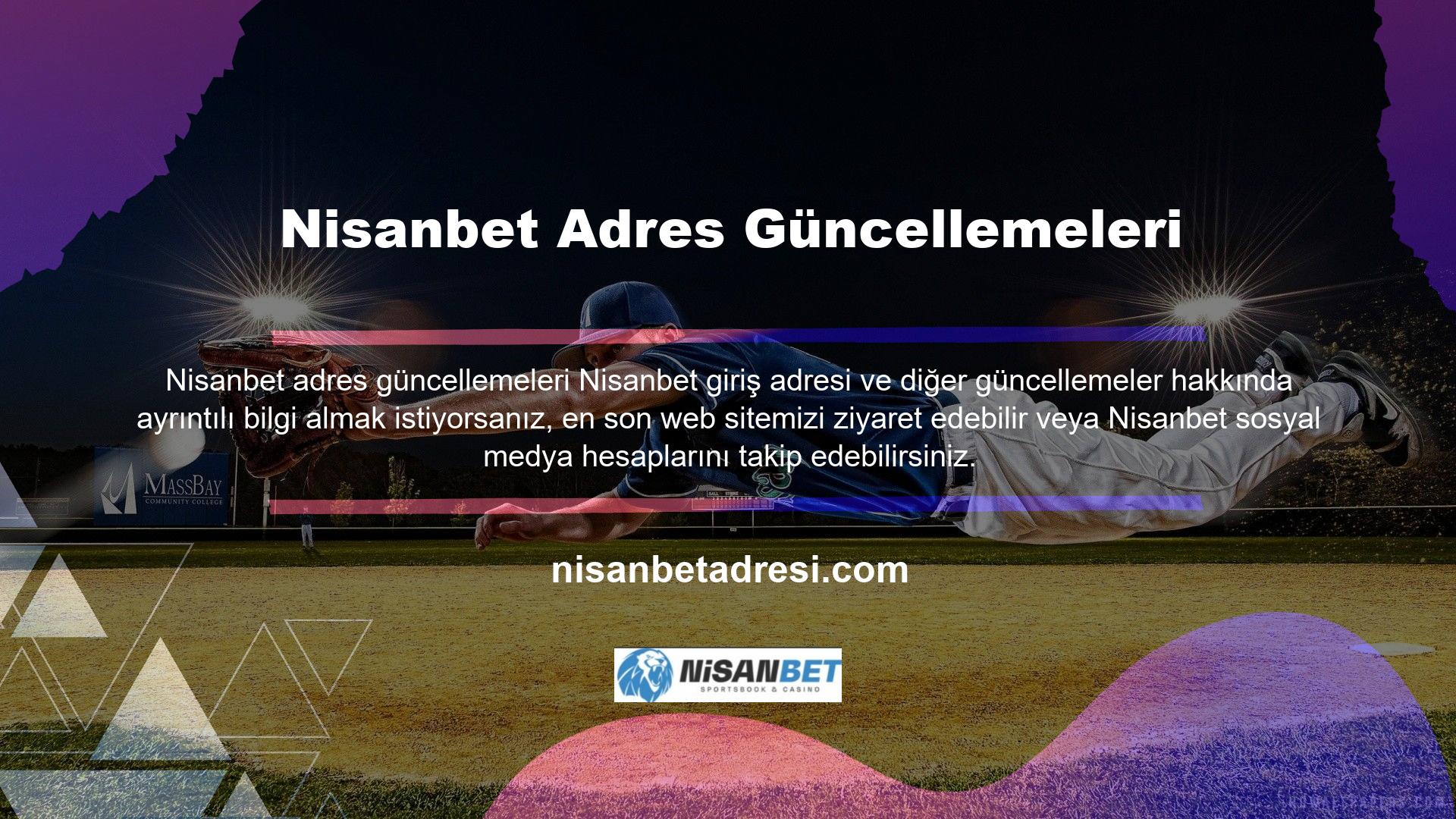 Nisanbet canlı bahis sitesinin bir üyesi değilseniz, sunduğumuz herhangi bir bağlantıyı tıklayarak siteye giriş yapabilirsiniz ve canlı bahislerinize devam edebilirsiniz